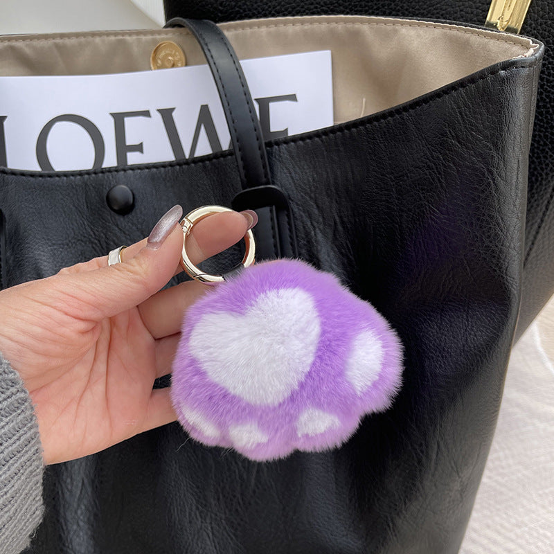 Wholesale Kitten Claw Plush Keychain